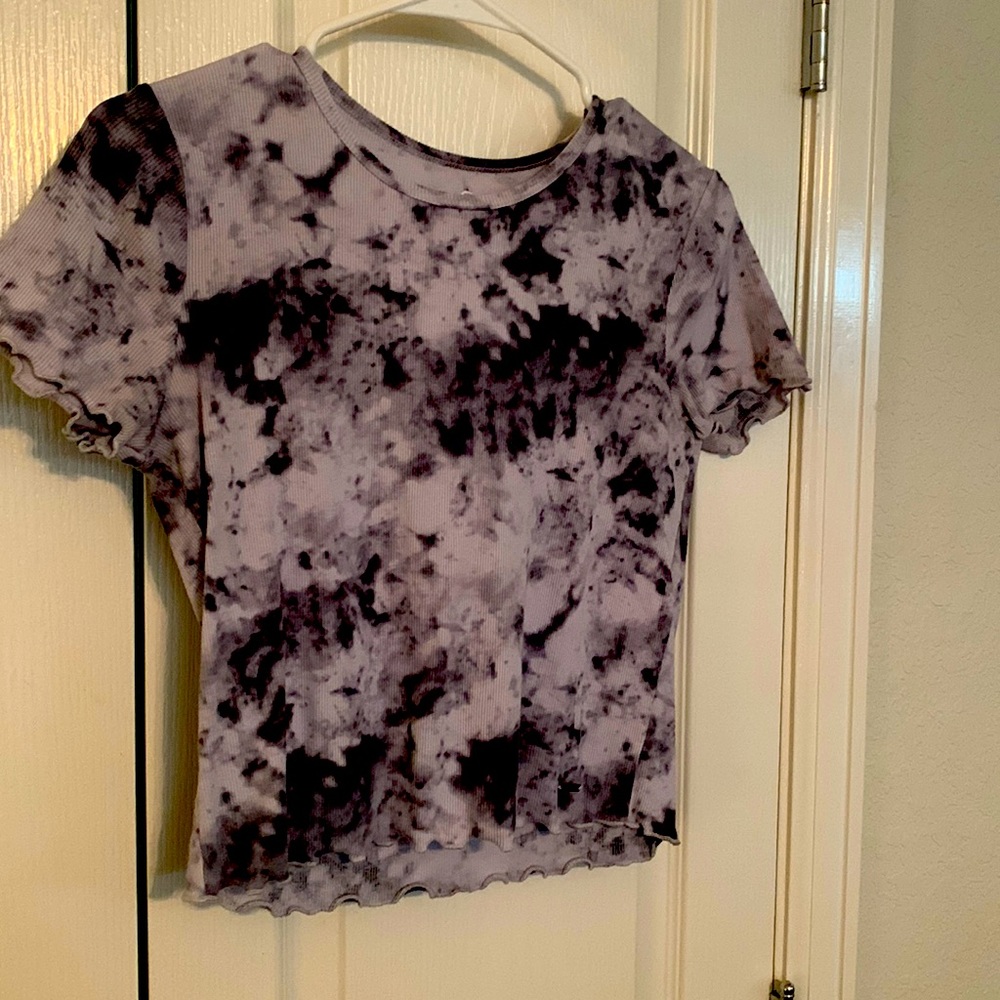 Crop Ribbed Tee
